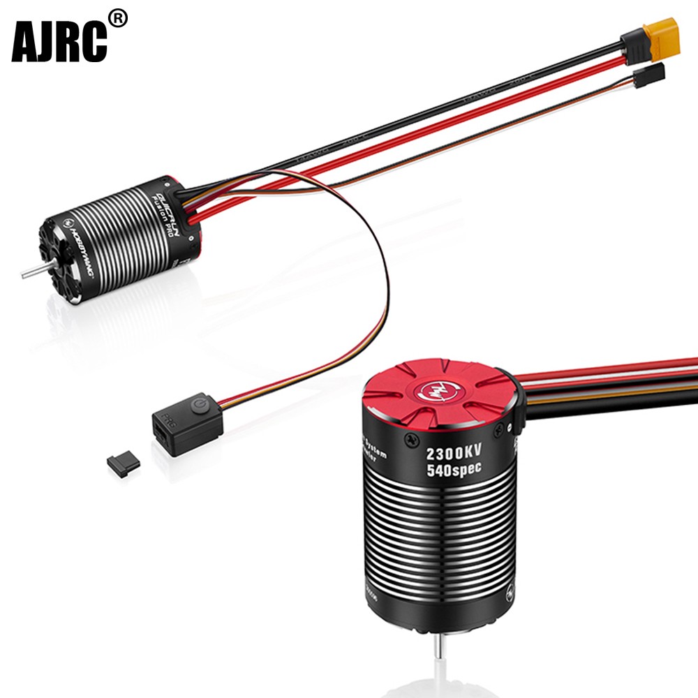 Running Gear Motor - Hobbywing-リモートコントロールカーモーター2-in-1,ブラシレスモーター付き,耐水性,2300kv,クローラー用,自動車部品