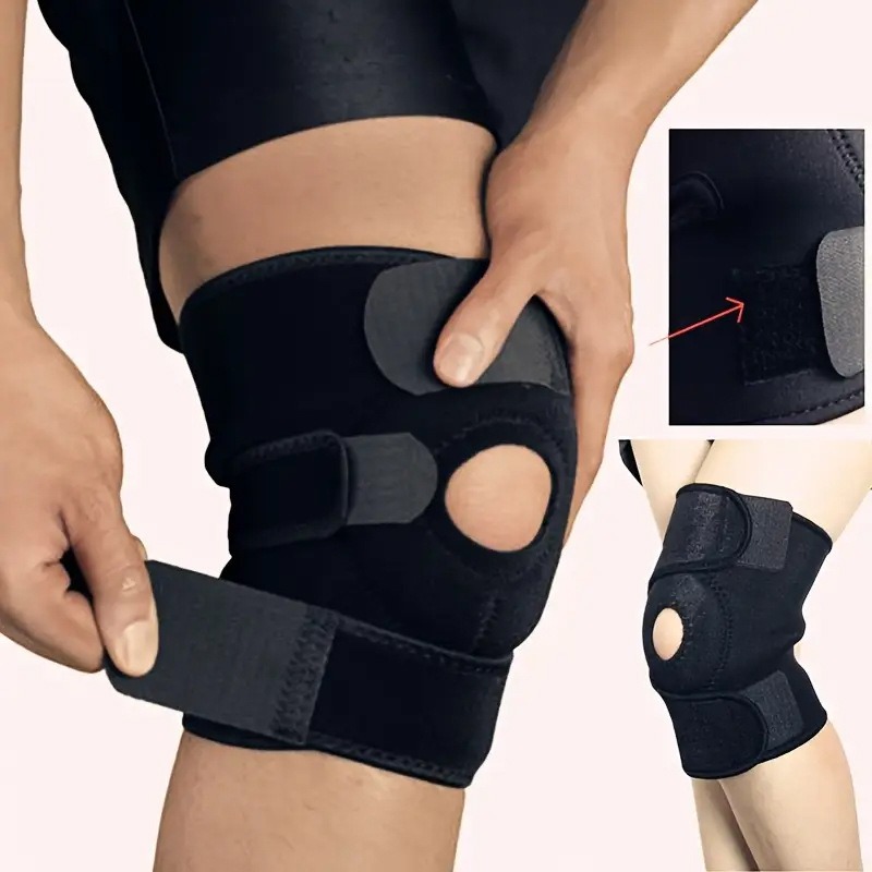 Running Gear Equipment - SpringSupportedメンズ膝パッド、縄跳び、女性用サイクリング、ランニング、バスケットボール用品、スポーツ保護具、膝パッド