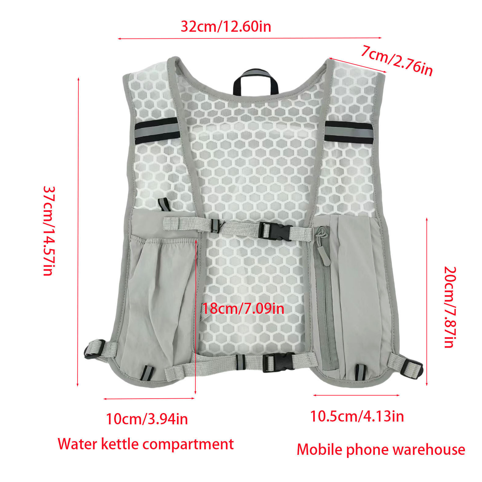 軽量ランニングベスト、サイクリング＆スポーツ用反射材付きハイ - Running Gear Essential のレビューと価格