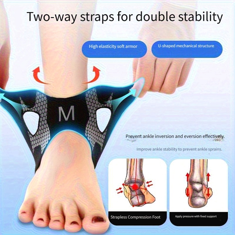 1ピースの捻挫防止足保護具、足首サポート保護具、捻挫固定ラン - Running Gear Equipment のレビューと価格