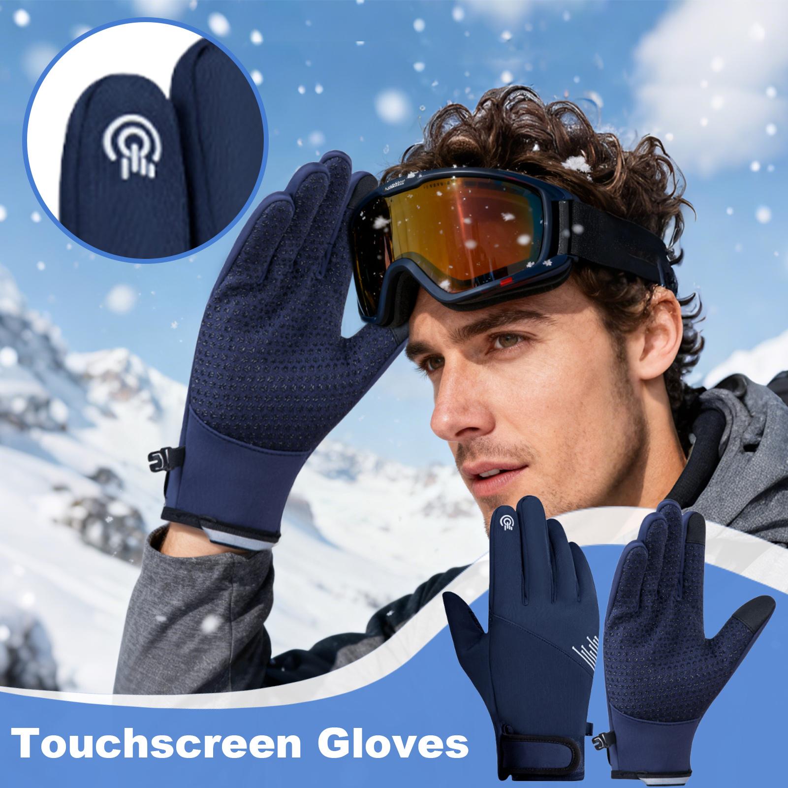防寒手袋、アウトドアスポーツ用防風サーマルタッチスクリーン手 - Running Gear For Cold Weather のレビューと価格