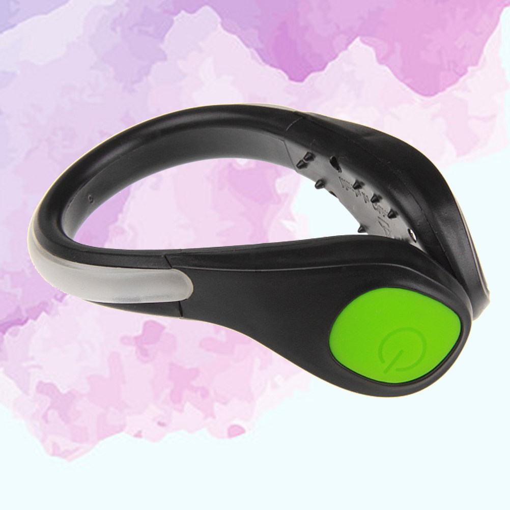 1 個グリーン LED シューズクリップランニング安全ギアジ - Running Gear Green のレビューと価格