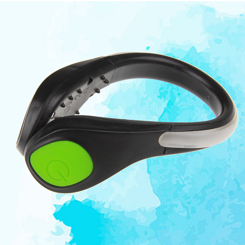 1 個グリーン LED シューズクリップランニング安全ギアジ - Running Gear Green のレビューと価格