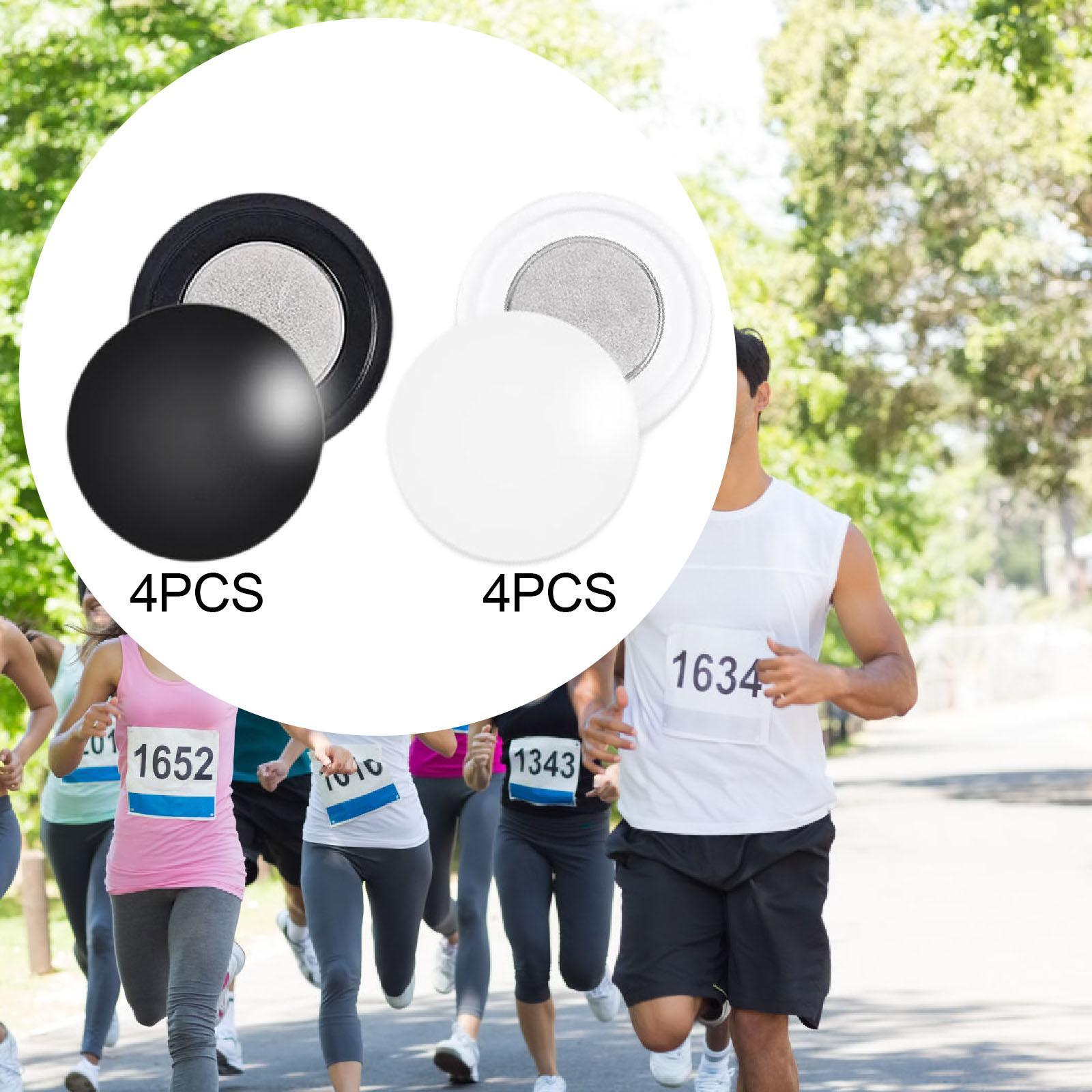 4 ペア磁気レースよだれかけクリップランニングギアランナー用 - Running Gear Essential のレビューと価格