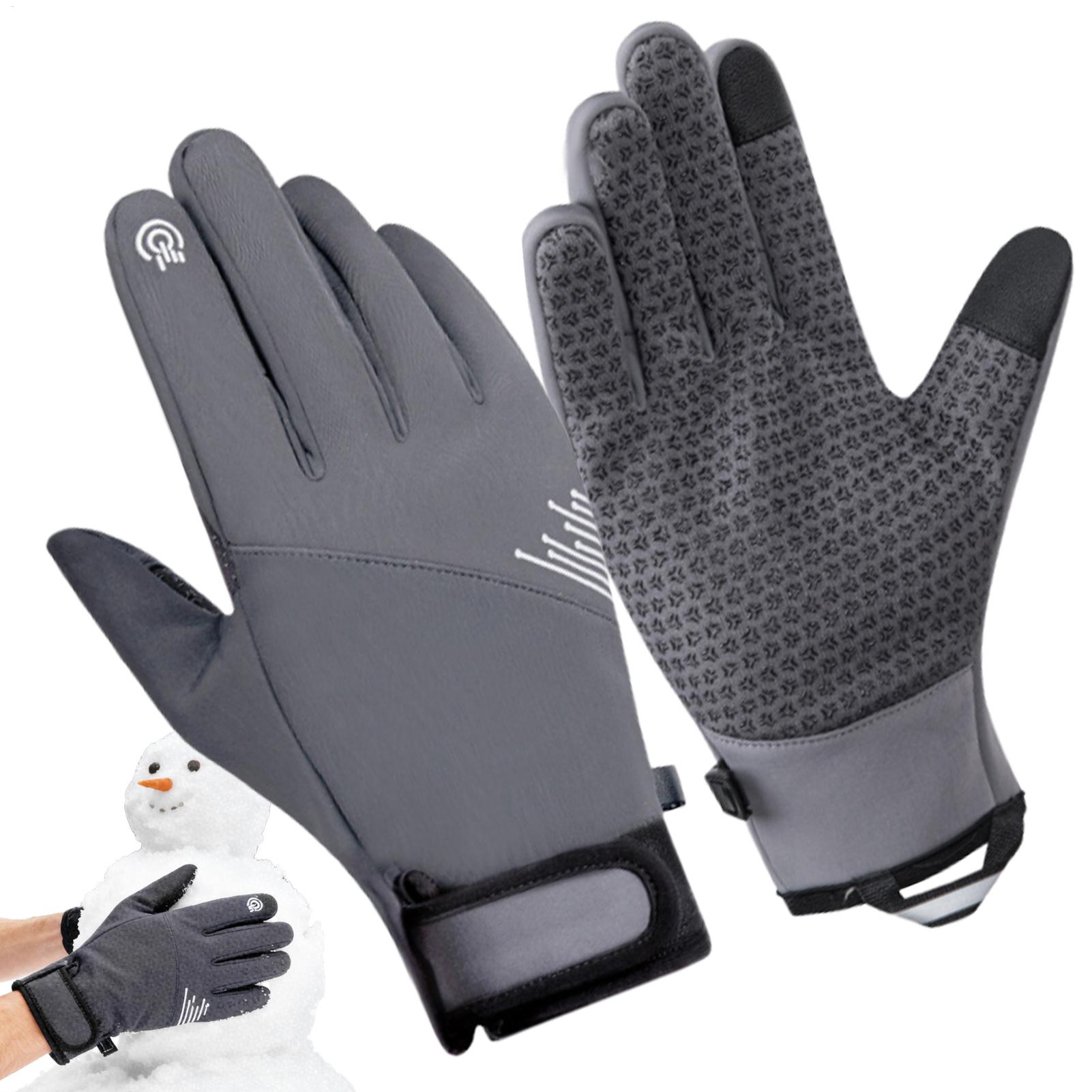 冬用手袋 防風 タッチスクリーン対応 寒さ対策 スノーグロー - Running Gear For Cold Weather のレビューと価格