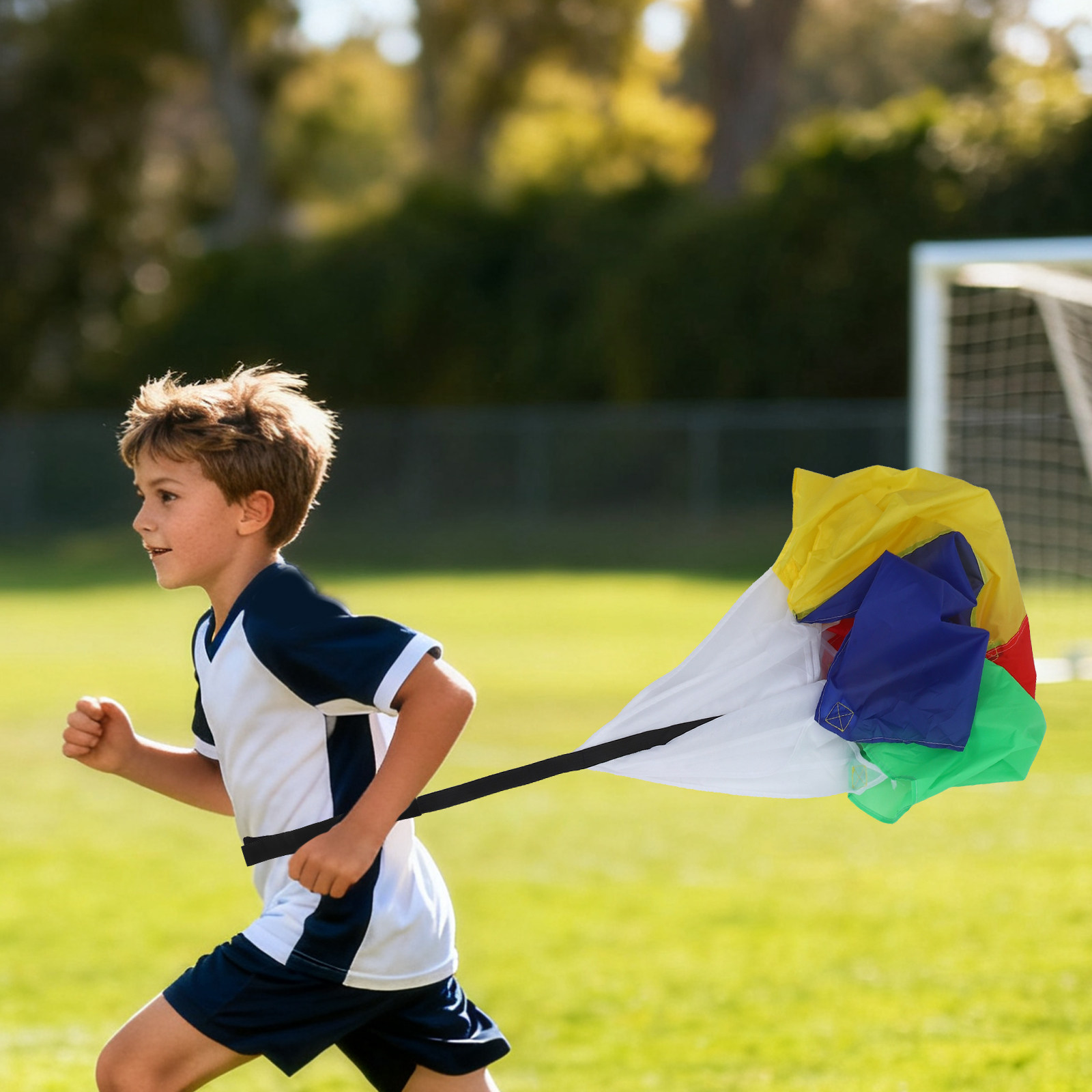 カラフルなフットボール用抵抗パラシュート 子供用ランニングス - Running Gear Equipment のレビューと価格