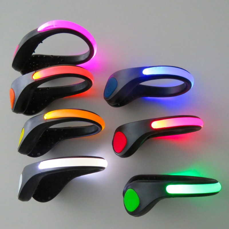 新しい発光シューズクリップライト LED安全警告灯 アウトド - Running Gear Equipment のレビューと価格