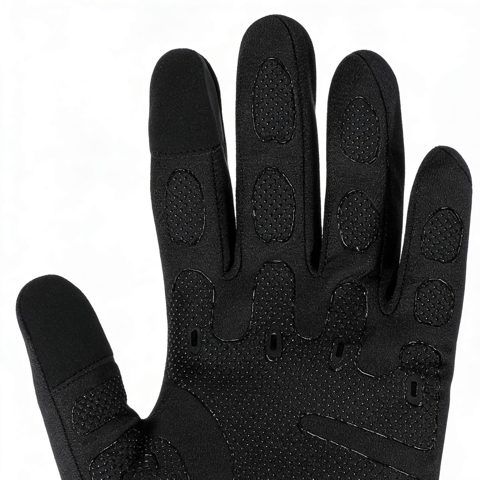 暖かいサイクリンググローブ フルフィンガー 寒い天候用 アウ - Running Gear For Cold Weather のレビューと価格