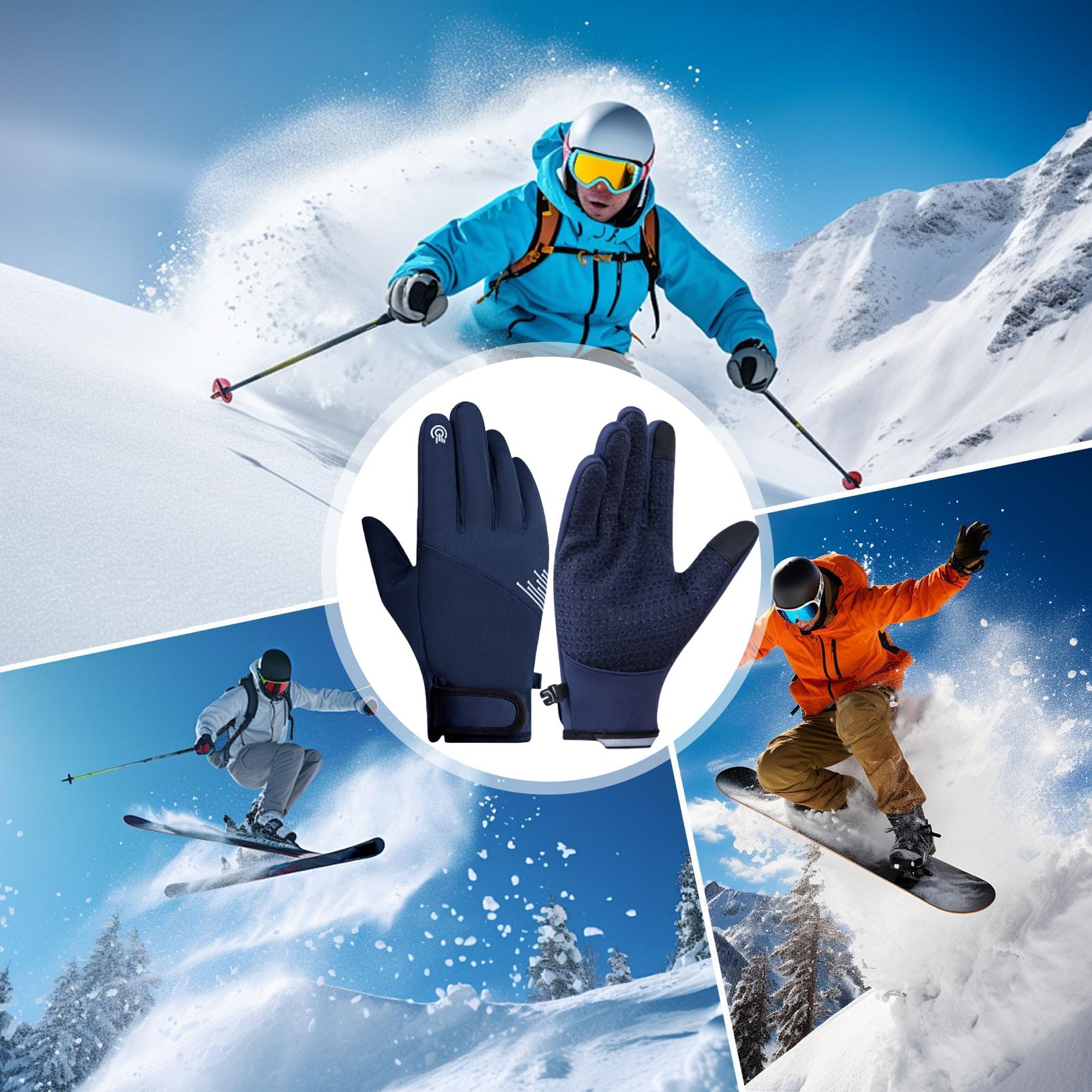 冬用手袋 メンズ 防風 タッチスクリーン対応 寒さ対策 スノ - Running Gear For Cold Weather のレビューと価格