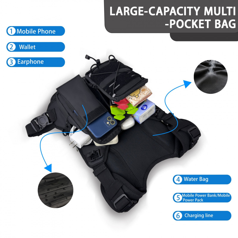 2026年新型タクティカルベストチェストバッグ、2Lウォータ - Running Gear Essential のレビューと価格