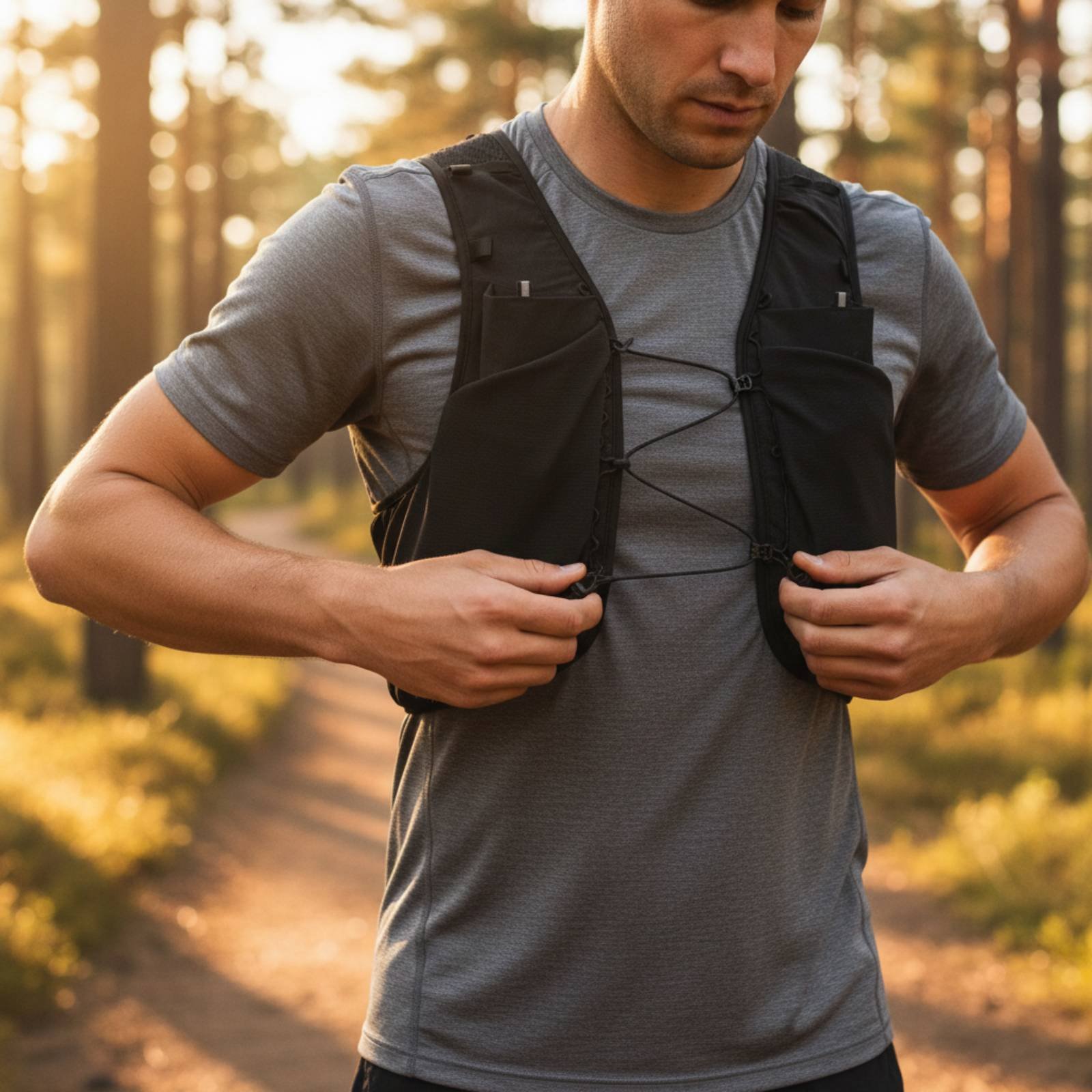 軽量ランニングベスト ポータブル軽量トレイルベスト アウトド - Running Gear Essential のレビューと価格