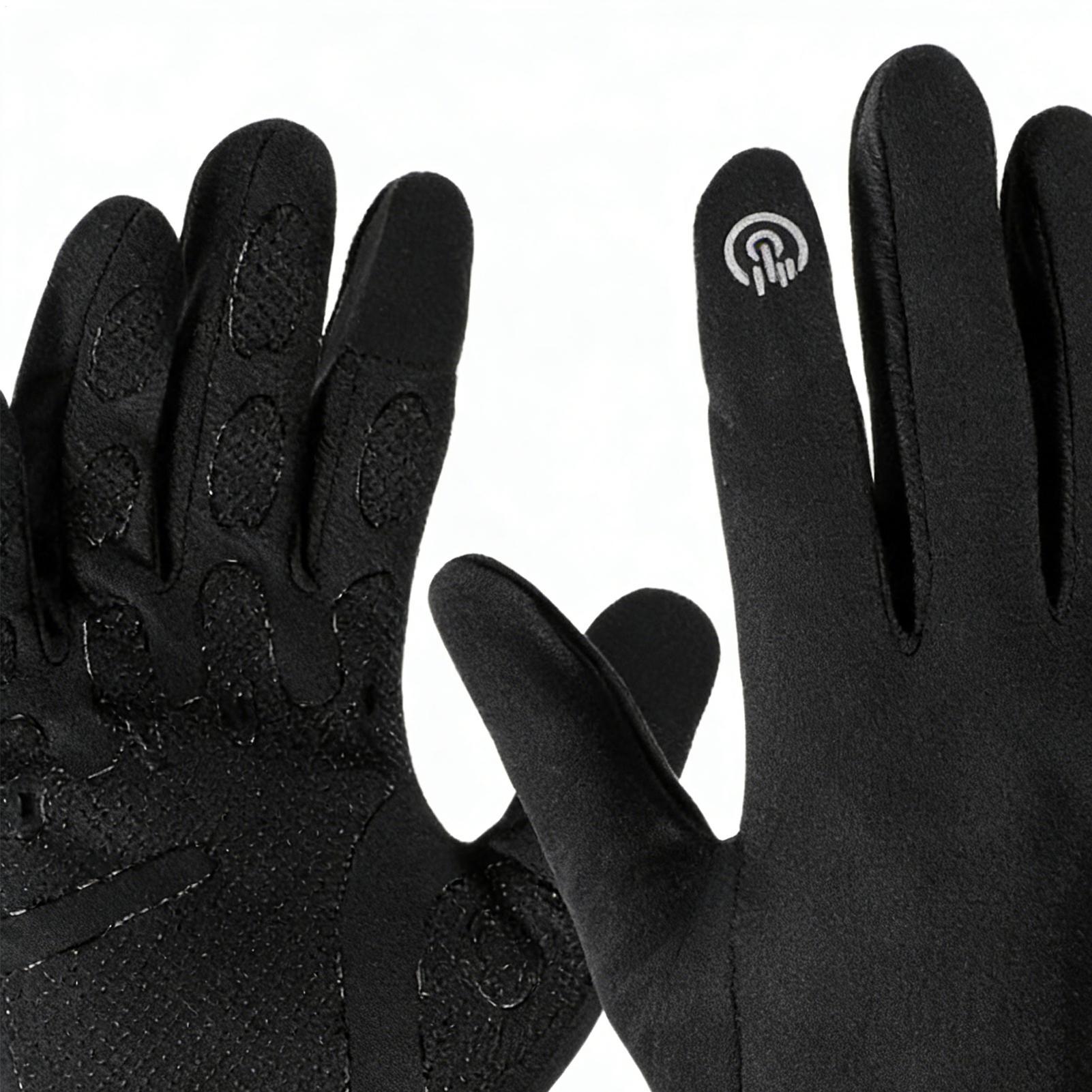 暖かいサイクリンググローブ フルフィンガー 寒い天候用 アウ - Running Gear For Cold Weather のレビューと価格